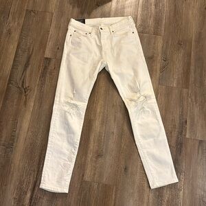 Abercrombie & Fitch White Jeans